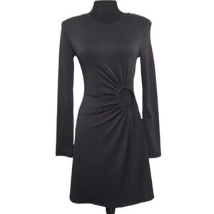 Danielle Bernstein WeWoreWhat‎ Black O Ring Cutout Dress